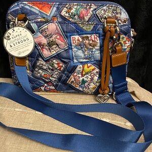 Brighton Koko Organizer Nylon lightweight & Durable Travel crossbody Handbag